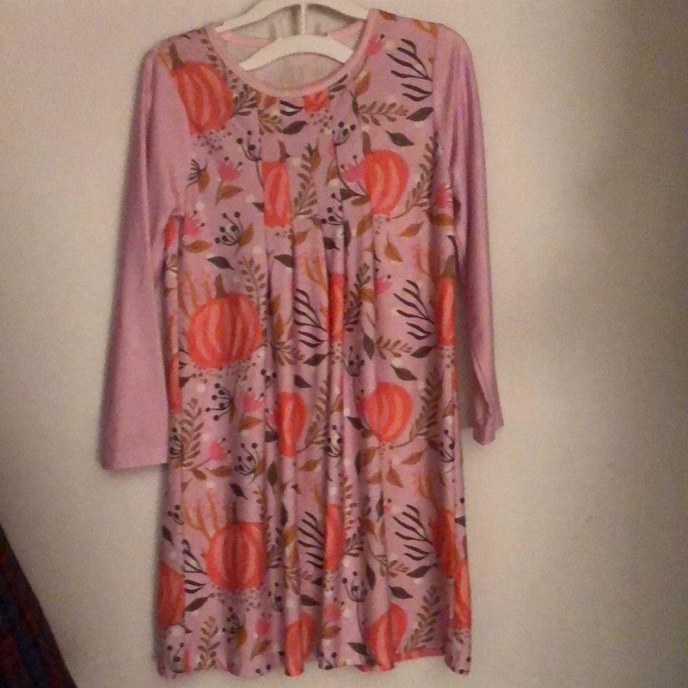 Pretty Pumpkin Dress, girl’s size 8-10